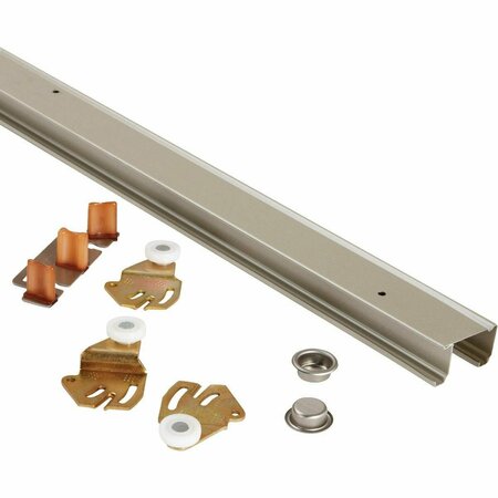 JOHNSON HARDWARE Johnson 48 In. Steel Bypass Door Hardware Set 1166G482